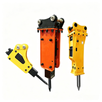Marteau brise-roche hydraulique personnalisable 13 tonnes 20 tonnes, accessoire d'excavatrice pour le brisage de pierres et les travaux de démolition