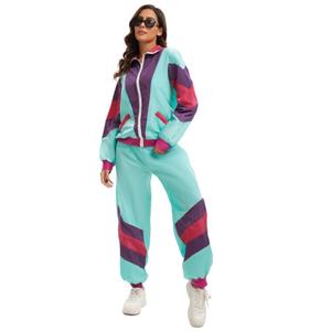 Costume de carnaval vintage années 80, <span class=keywords><strong>disco</strong></span>, hip-hop, performance, haut et pantalon, Halloween, personnage de télévision, unisexe - Product Image 4