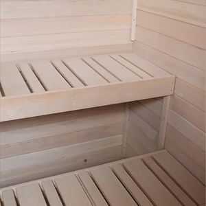 Alta calidad al por mayor 2-6 personas al aire libre nórdico <span class=keywords><strong>Hotel</strong></span> <span class=keywords><strong>Sauna</strong></span> Hemlock <span class=keywords><strong>Sauna</strong></span> de vapor seco <span class=keywords><strong>con</strong></span> estufa electrónica - Product Image 3