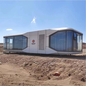 Design moderno casa prefabbricata contenitore in acciaio spazio Extra sopra il Garage per le città piccole città efficienti terra roulotte - Product Image 4