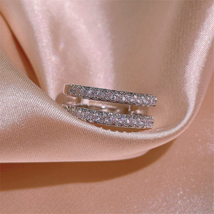 แหวนทอง 14k ชุบทองแดงคุณภาพสูง ประดับเพชรโมอิสซาไนต์ 1 กะรัต ดีไซน์แบบ Eternity Band สำหรับผู้หญิง ทันสมัย ขายส่ง - Product Image 5