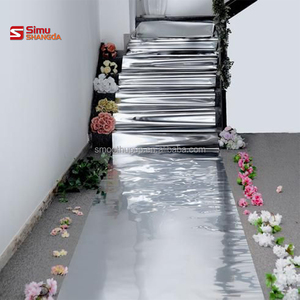 Tapis miroir de mariage réfléchissant, tapis de sol épais de 0,<span class=keywords><strong>2</strong></span> mm, chemin de table miroir pour décorations de fête intérieures/extérieures - Product Image 1