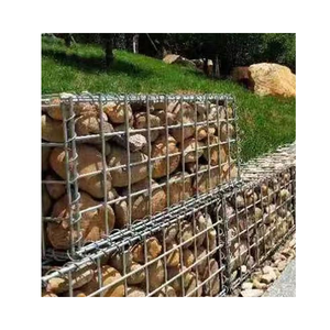 Hot Sale Galvanized <strong>Gabion</strong> Basket Stone Cage Garden <strong>Gabion</strong> Box Retaining Walls - Product Image 5