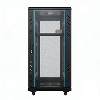Armoire serveur sur pied de 19 pouces, 1240*600*800 mm, profondeur 1,2 m, en acier laminé à froid SPCC, pour centre de données et réseau.