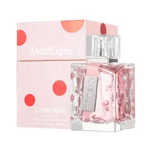 LONKOOM orijinal marka parfüm uzun ömürlü çiçek meyveli kadın parfüm özel parfüm şişesi kutusu