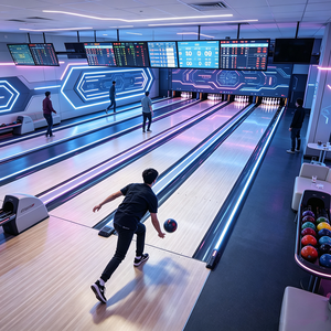 Mini-terrain de <span class=keywords><strong>bowling</strong></span> à vendre – Conception compacte avec pistes Duckpin et système de notation pour les petites salles de jeux - Product Image 5