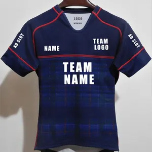 Custom Top Quality New Design Team Sport Club Rugby League Jerseys Custom Quick Dry Sublimated Rugby Shirts Rugby Uniform