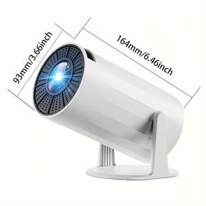 Proyector Portátil con WiFi y Bluetooth, Compatible con 4K 1080p, Proyector de Películas para Interiores/Exteriores con Sistema de Video - Product Image 4