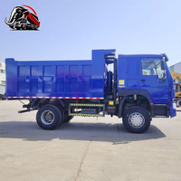 Camion benne d'occasion Sinotruk Howo 4x2 en acier au manganèse haute résistance, conduite à gauche, 371 CV, 12 tonnes, 12 m³