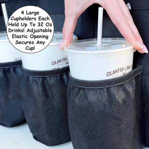 Sac à dos isotherme imperméable à grande capacité pour la livraison de nourriture, de pizzas, pour Eats, Door Dash, Postmates ou les courses - Product Image 4