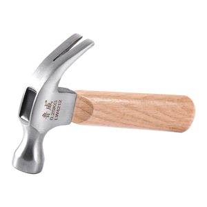 Ruwei Mini Claw <b>Hammer</b> 0.25kg V-shaped Head Wood Handle Household Carpentry Tool - Product Image 2