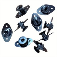 Nouveaux attaches rapides Foracing pour voitures de course Sprint, en acier noir, Dzus, à tête Allen auto-éjectable, 5/16 pouces, longueur .500 pouces, à quart de tour