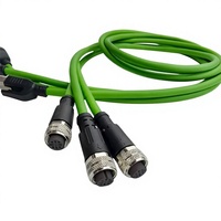 Câble Ethernet industriel personnalisé M12, connecteur d'aviation industriel RJ45, câble Ethernet de codage réseau, protection IP67