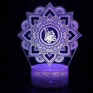 Veilleuse tactile 3D attrape-rêves à motifs colorés et changeants de couleur, petit cadeau pour la famille, ornement créatif pour la maison - Product Image 5