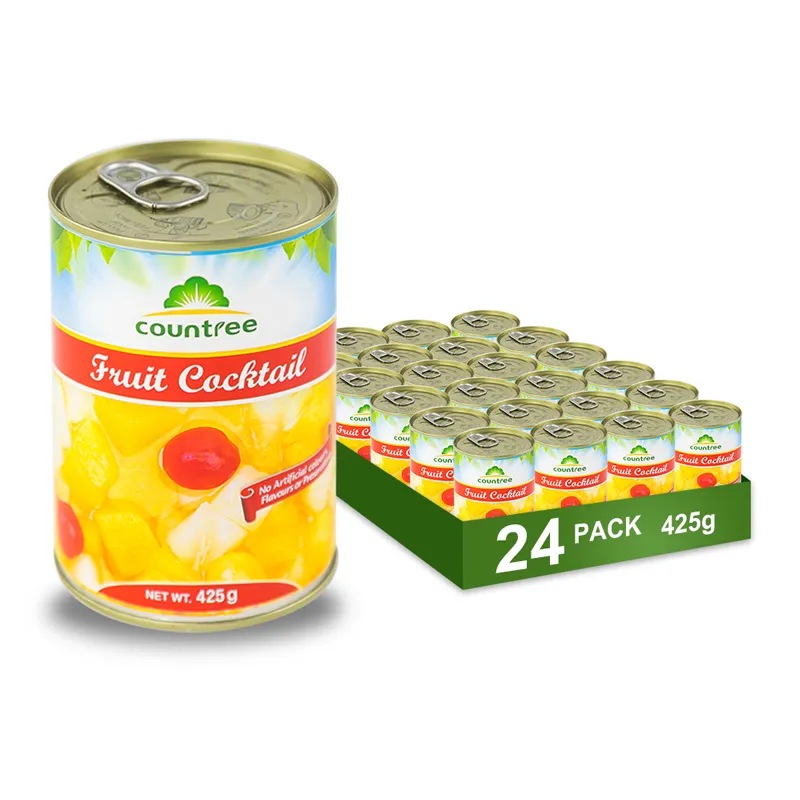 OEM Factory 820g Alta Qualidade China Food Coquetel De Frutas Enlatadas Em Estanho