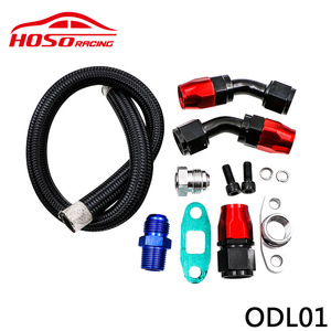 Kit de Línea de Combustible Turbo Hoso Racing, Acero Inoxidable 304 y Aleación de Aluminio, para Mejora de Rendimiento Automotriz - Product Image 2