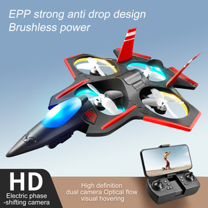 Máy Bay Chiến Đấu 2.4G Wifi FPV 100M 480P Máy Bay Máy Bay Không Đầu Chế Độ 50X Zoom Selfie Máy Bay Trực Thăng Ngoài Trời Mô Hình Máy Bay - Product Image 2