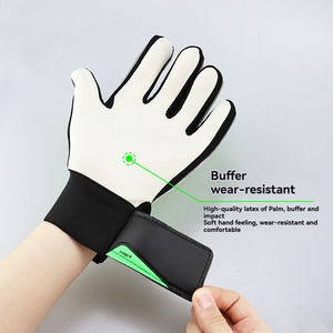 Dernier modèle de <span class=keywords><strong>gants</strong></span> de <span class=keywords><strong>gardien</strong></span> de but de football pour juniors et enfants, protection des paumes, antidérapants, <span class=keywords><strong>gants</strong></span> de football épaissis pour l'extérieur - Product Image 3