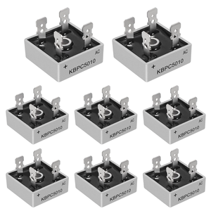 Diodo Rectificador de Puente KBPC5010 1000V 50A, Módulo Rectificador Monofásico de Onda Completa de CA a CC para Fuente de Alimentación y Electrónica - Product Image 2