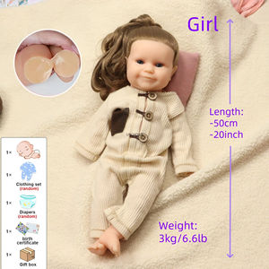 Muñecas <span class=keywords><strong>de</strong></span> bebé suave <span class=keywords><strong>de</strong></span> silicona completa al por mayor realistas <span class=keywords><strong>de</strong></span> 20 pulgadas muñeca <span class=keywords><strong>de</strong></span> bebé recién nacido <span class=keywords><strong>de</strong></span> silicona con características realistas - Product Image 5