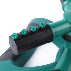 Aspersor de Jardín con Engranaje de 360 Grados, Verde y Azul, Rotación Automática, Sistema de Riego con Boquilla de Tres Vías - Product Image 5