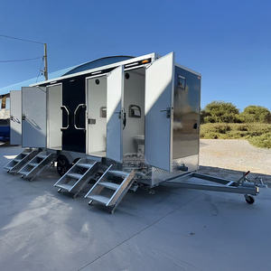 Toilettes portables 2025, VIP, mobiles, de luxe, à vendre, toilettes sur remorque et maisons de toilettes sur remorque - Product Image 1