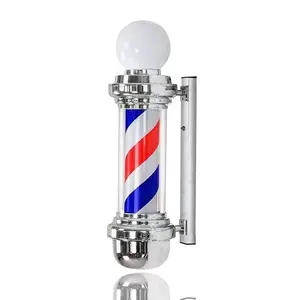 Barbearia Sinal luz Pole Salon Lâmpadas Outdoor LED Pole