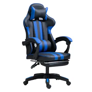 Huihong OEM Cheapest Blue Gaming Station Chair Zero Gravity Video Gaming Chairs 180 Degrees Gaming-Chair For Girl