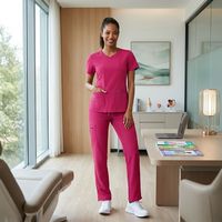 Tenues médicales lavables en machine, faciles d'entretien, pour médecins occupés – Ensemble de blouses professionnelles haute performance à séchage rapide et extensibles dans les 4 sens – Nouveauté