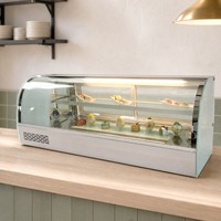 Vitrine à gâteaux de haute qualité, personnalisée, sur pied ou sur table, congélateur/vitrine de boulangerie