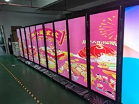 EKAA Layar LCD Digital Poster Berdiri 70 Inci dengan Gambar Penuh