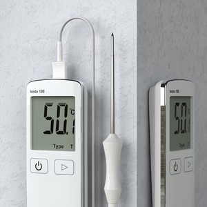 Thermomètre alimentaire Testo 108, type T, sonde numérique, outil de mesure de la température de cuisson de la viande - Product Image 1