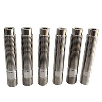 TITST Full Threaded Rod Bolt M3 M4 M5 M6 M8 Length 16-300mm Fully Metric Headless Bolt Thread Stud Rods Titanium Screws