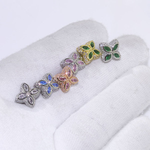 New VVS Moissanite 925 Sterling Silver Full Diamond Set Hip Hop <b>Earrings</b> Real Gold Plated Custom Round <b>Studs</b> Iced Out Bling Jewe - Product Image 6