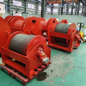 Hepu personnalisé 50tonne <span class=keywords><strong>Treuil</strong></span> <span class=keywords><strong>hydraulique</strong></span> Grue de remorquage en acier <span class=keywords><strong>pour</strong></span> camion <span class=keywords><strong>pour</strong></span> bateaux fabriqués à partir de câbles en acier - Product Image 5