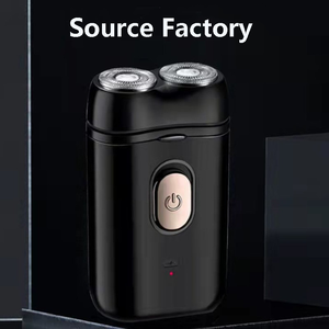 Afeitadora compacta de viaje para lavado a prueba de agua para el hogar, Afeitadora eléctrica portátil inalámbrica de dos cuchillas - Product Image 4