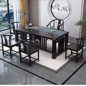 2025 nuovo tavolo da tè in stile cinese Kung Fu Set moderno ufficio in legno casa uso semplice soggiorno mobili - Product Image 2