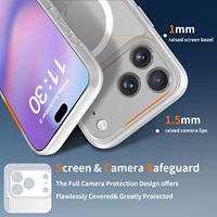 Nouvel Design Étuis de Téléphone « Toucher Peau » pour iPhone 17 Pro Max avec Anneau Magnétique, Coques de Téléphone de Luxe Antichoc pour Série iPhone