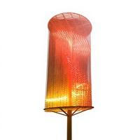 Modules LED 3D interactifs, écran coloré à points lumineux, ciel étoilé infini, décoration extérieure, étanche IP65-IP68, DC