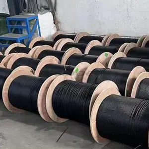 ASU GYFFY Aerial Overhead 1 2 4 6 12 24 core fiber optic cable oplc hybrid fiber power cable for buried aerial for Brazil Peru