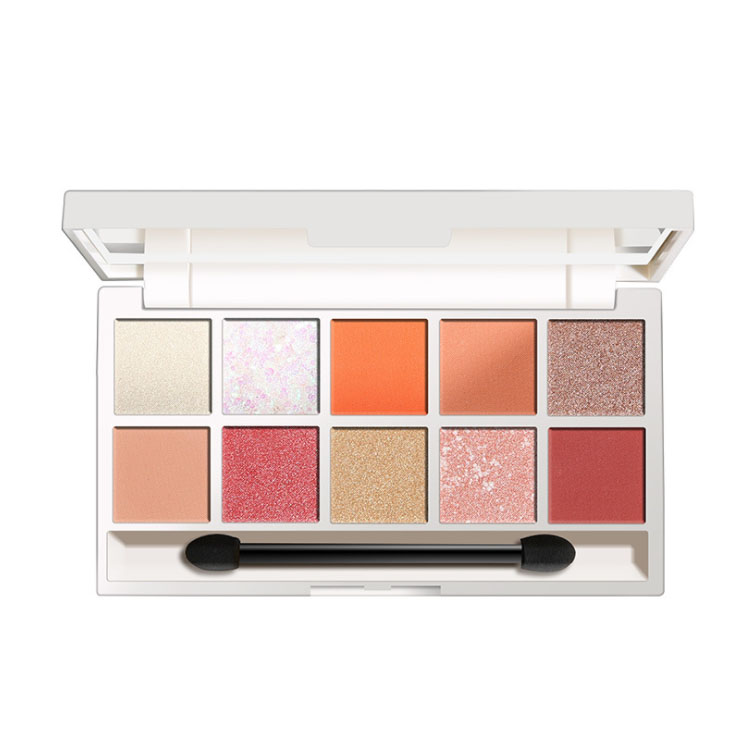 Высококачественная косметика для глаз, ламеила, 10 видов цветов водонепроницаемые прочные блестящие тени для век