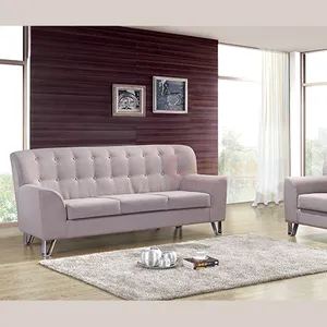 Juego de sofás de tela de lino para sala de estar, a precio de fábrica