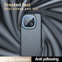 Coque de téléphone portable antichoc en métal magnétique à clip élastique, design sportif, pour vivo IQOO 13 5G 6.82'', en acrylique PC transparent givré