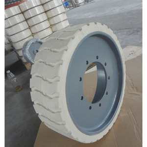 Pneu en caoutchouc plein Topower 22x7x17 3/4 pour plateformes élévatrices à ciseaux Z30 Z34 - Product Image 5