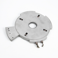 Plaque chauffante en alliage d'aluminium moulé sous pression pour autocuiseur électrique, pièces de fonderie de précision pour appareils électroménagers, fabrication OEM sur mesure