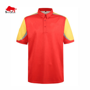 定制刺绣印刷公司制服企业工作标志品牌设计男士高尔夫球衣 - Product Image 6