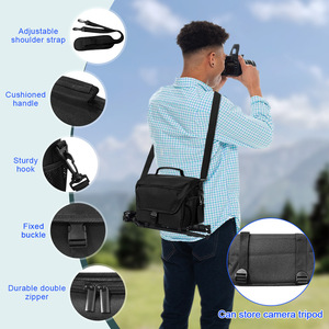 Camera Bag Crossbody DSLR SLR Mirrorless Compact Nylon Waterproof Storage Case for Photography Equipment - Product Image 3