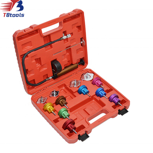 TBTOOLS Car Auto 14pcs Sistema de Arrefecimento Do Radiador Automotivo Pressão Tester Kit Tanque De Água <span class=keywords><strong>Detector</strong></span> Vazamento Sistema de Arrefecimento Conjunto TB133 - Product Image 4