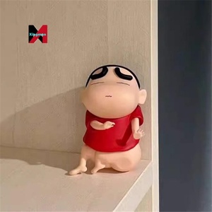 ของตกแต่งรถยนต์รูปชินจัง ตัวการ์ตูน ยืนยุ่ง สะโพกเปลือย ของเล่นน่ารัก งานฝีมือพลาสติก - Product Image 4