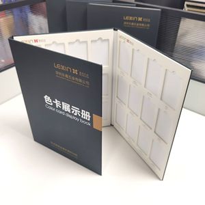 Manufacturer Customized Wooden Tile <strong>Sample</strong> Book Printed Custom Logo Color <strong>Card</strong> Display Folder <strong>Paint</strong> Book Hot Stamped UV/Embossed - Product Image 4